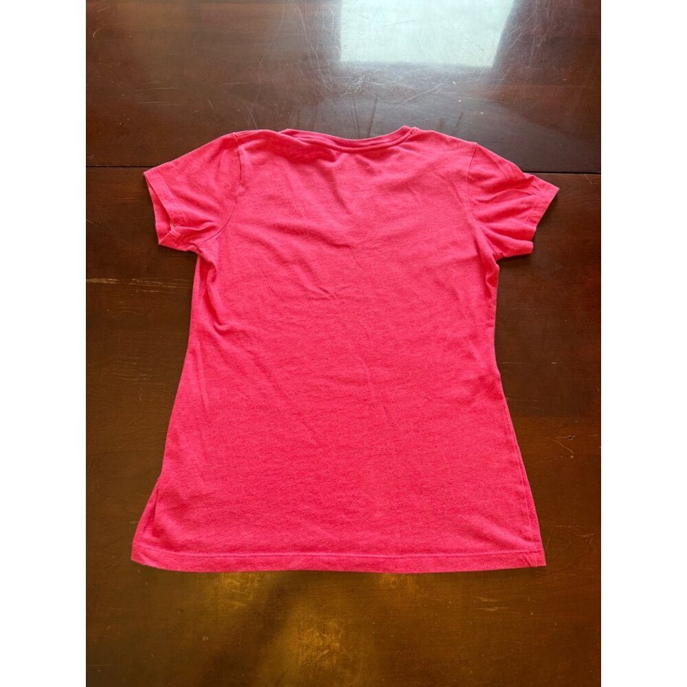 Nike Dri-Fit Womens Pink V-Neck T-Shirt M - Picture 4 of 8